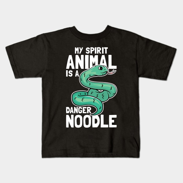 My Spirit Animal Is A Danger Noodle Kids T-Shirt by maxcode